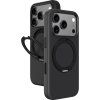 Puzdro AmazingThing Cloudie pre iPhone 17 Pro so stojanom – čierne