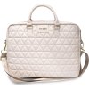 Guess Quilted Taška pro Notebook 15" Pink