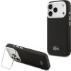 Lacoste Iconic Petit Pique Camera Stand MagSafe Zadní Kryt pro iPhone 17 Pro Black