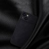 Nillkin Qin Leather Pro Case iPhone 14 Plus kryt fotoaparátu, flipové pouzdro, hnědé