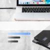 Wozinsky WPS2-UY41S USB-C Thunderbolt 4 240W 2m 4K uhlový kábel - čierny