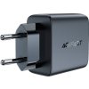 Nástěnná nabíječka Acefast A49 2x USB-C, 35W PD (černá)
