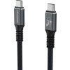 Wozinsky WPS-UY415S USB-C kábel Thunderbolt 4 240W 1,5m 4K - čierny