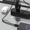Dudao A27MaxCEU PD QC 35W USB-A USB-C nástěnná nabíječka s kabelem USB-C - černá