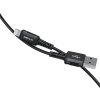 Kabel Acefast MFI USB - Lightning 1,8 m, 2,4 A černý (C4-02 A černý)