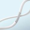 Dudao X3 drôtové slúchadlá do uší s USB-C konektorom - biele
