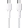 Kabel Dudao L9C 65W USB-C - USB-C 1m - bílý
