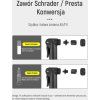 Cyklistická pumpa Wozinsky WPR-01 - čierna