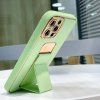 Nové puzdro s kickstand krytom pre iPhone 12 Pro so stojanom, čierne