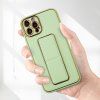 Nové puzdro s kickstand krytom pre iPhone 12 Pro so stojanom, čierne