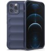 Pouzdro Magic Shield Case pro iPhone 12 Pro Max, flexibilní, obrněné, tmavě modré