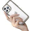 Tvrdý kryt Outer Space pre iPhone 12 Pro Max s gélovým rámom modrý