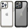 Tvrdý kryt Outer Space pre iPhone 12 Pro Max s gélovým rámom modrý