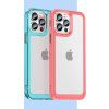 Puzdro Outer Space Case pre iPhone 12 Pro Max s pevným krytom a gélovým rámom, červené