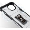 Crystal Ring kryt s výklopným stojanom pre iPhone 13 čierny
