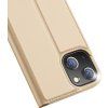 Puzdro Dux Ducis Skin Pro typu Bookcase pre iPhone 13 mini zlaté
