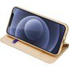 Puzdro Dux Ducis Skin Pro typu Bookcase pre iPhone 13 mini zlaté