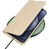 Puzdro Dux Ducis Skin Pro typu Bookcase pre iPhone 13 mini zlaté