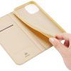 Puzdro Dux Ducis Skin Pro typu Bookcase pre iPhone 13 mini zlaté