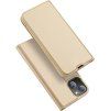 Puzdro Dux Ducis Skin Pro typu Bookcase pre iPhone 13 mini zlaté
