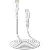 SBS TECABLELIGTC2W USB-C - Lightning kábel 2 m - biely