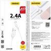 Kábel Dudao USB / Lightning 2,4 A 1 m biely (L4L 1 m biely)