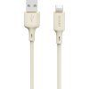 Dudao L7SL USB-A na Lightning kábel 5A, 1m, béžový
