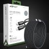 Acefast C4-01 Lightning - USB-C PD kábel 30W 3A 480Mb/s 1,8m - čierny