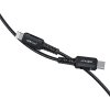 Acefast C4-01 Lightning - USB-C PD kabel 30W 3A 480Mb/s 1,8m - černý