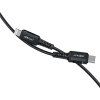 Acefast C4-01 Lightning - USB-C PD kábel 30W 3A 480Mb/s 1,8m - čierny