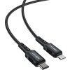 Acefast C4-01 Lightning - USB-C PD kábel 30W 3A 480Mb/s 1,8m - čierny