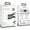 Acefast C4-01 Lightning - USB-C PD kábel 30W 3A 480Mb/s 1,8m - čierny