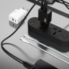 Dudao A27TCEU PD 30W GaN USB-A USB-C nástěnná nabíječka s kabelem USB-C - černá