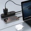 Dudao A28PEU PD 45W GaN 2xUSB nástenná nabíjačka - čierna