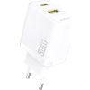 Nabíjačka do steny Dudao A27TEU PD 30W GaN USB-A USB-C - biela