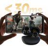 Dudao U20 TWS Bezdrôtové Bluetooth Slúchadlá - Čierne