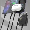 Dudao A27PCEU PD 30W GaN USB-C nástenná nabíjačka s káblom USB-C - čierna