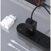 Dudao A27PCEU PD 30W GaN USB-C nástenná nabíjačka s káblom USB-C - biela