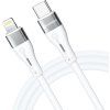 Wozinsky WSTCL1 Lightning / USB-C PD 27W kábel 1 m - biely