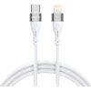 Wozinsky WSTCL1 Lightning / USB-C PD 27W kábel 1 m - biely