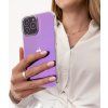 Gélový neónový kryt Aurora Case pre iPhone 12, fialový