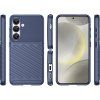 Silikónové pancierové puzdro Thunder Case pre Samsung Galaxy S25 – modré