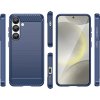 Karbonový kryt pro Samsung Galaxy S25 - modrý