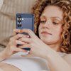 Karbónový kryt pre Samsung Galaxy S25 – modrý