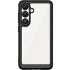 Puzdro Outer Space s gélovým rámom pre Samsung Galaxy S25 – čierne