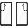 Kryt Outer Space s gelovým rámečkem pro Samsung Galaxy S25 - černý