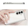 Puzdro Outer Space s gélovým rámom pre Samsung Galaxy S25 – číra čierna
