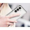 Puzdro Outer Space s gélovým rámom pre Samsung Galaxy S25 – číra čierna