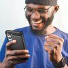 Silikónový kryt Carbon Case pre Samsung Galaxy S23+, čierny