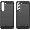 Silikónový kryt Carbon Case pre Samsung Galaxy S23+, čierny